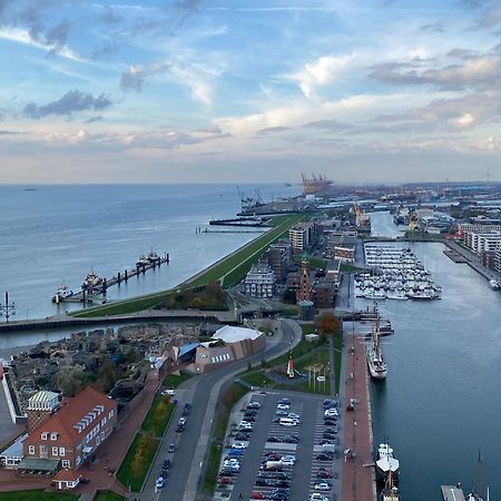 Bootshaus Am Neuen Hafen Apartman Bremerhaven Kültér fotó