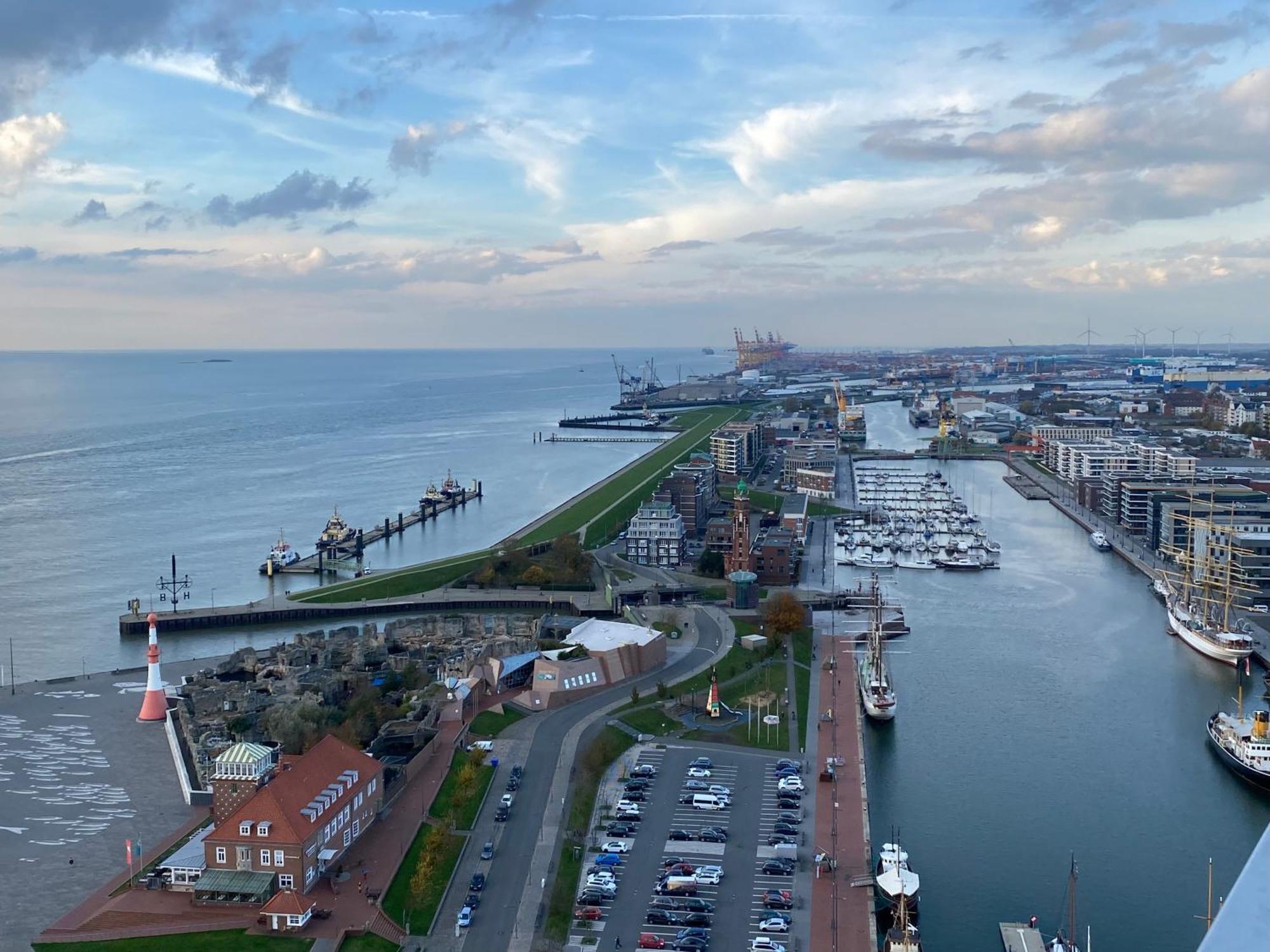 Bootshaus Am Neuen Hafen Apartman Bremerhaven Kültér fotó